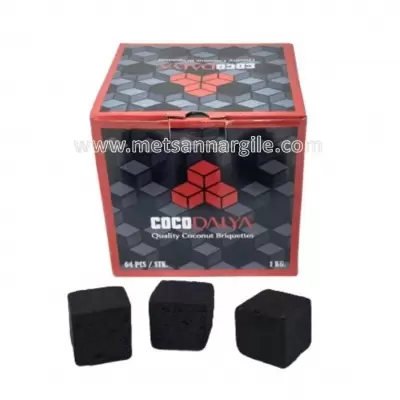  Cocodalya Cube Hookah Charcoal 1 Kg 26 mm